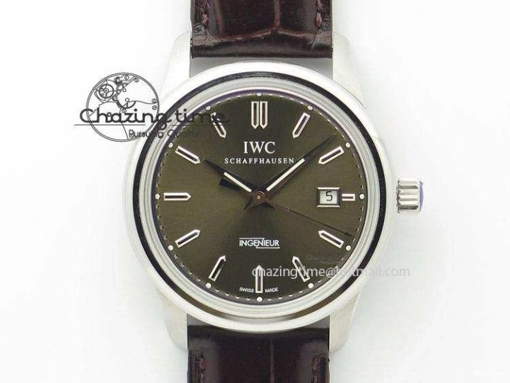 MIROTIME 1219 Calatrava 5524R Pilot Travel Time RG GRF Brown Dial on Brown Leather Strap MIYOTA TopPick 7155